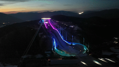 衛(wèi)星見證，這里如何變身“冬奧小城”