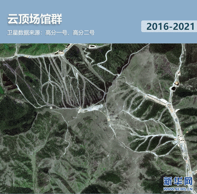 衛(wèi)星見證，這里如何變身“冬奧小城”