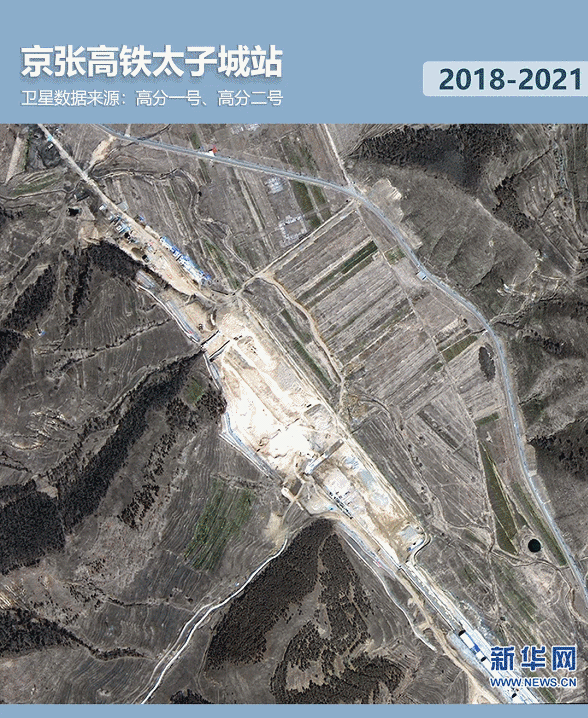 衛(wèi)星見證，這里如何變身“冬奧小城”