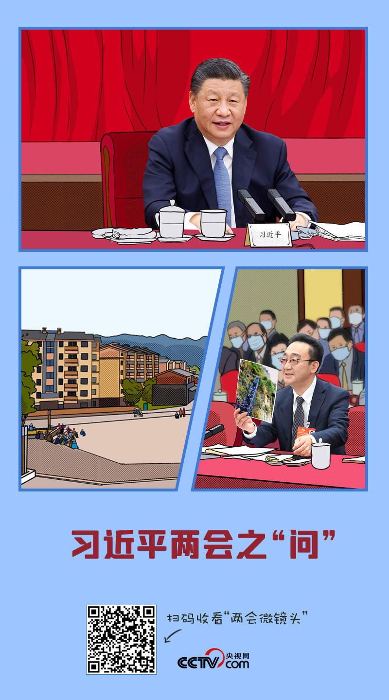 人民領(lǐng)袖|習(xí)近平兩會(huì)之“問”