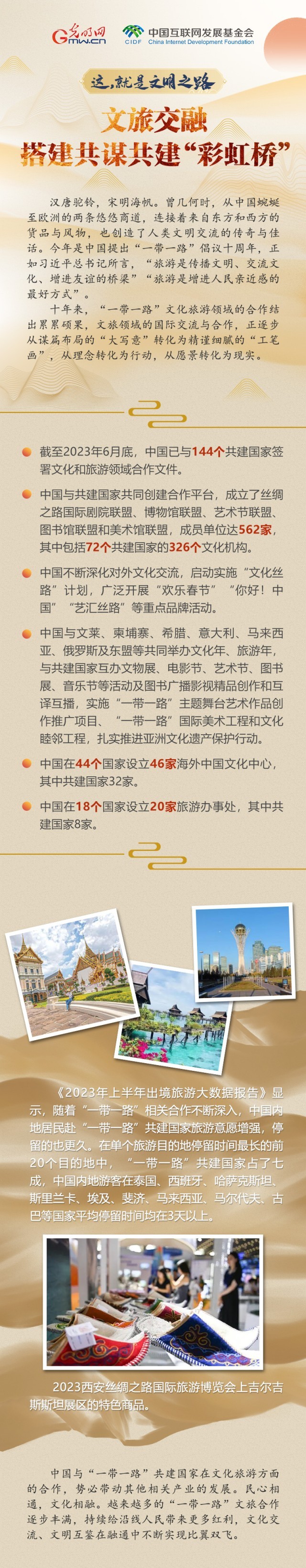 【大道共通】這，就是文明之路丨文旅交融 搭建共謀共建“彩虹橋”