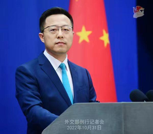 外交部發(fā)言人趙立堅。 薛偉 攝