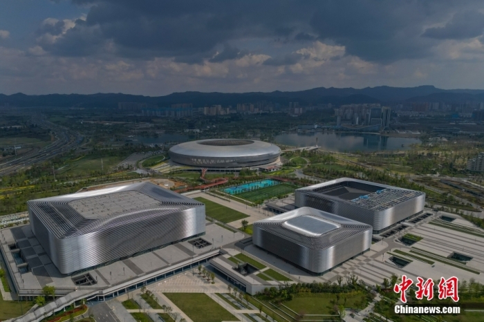 資料圖：航拍成都大運(yùn)會主場館。<a target='_blank' href='/' _fcksavedurl='/'><p  align=