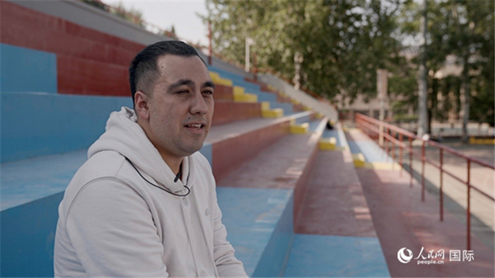 土庫曼斯坦留學(xué)生若賀曼。人民網(wǎng) 張文捷攝