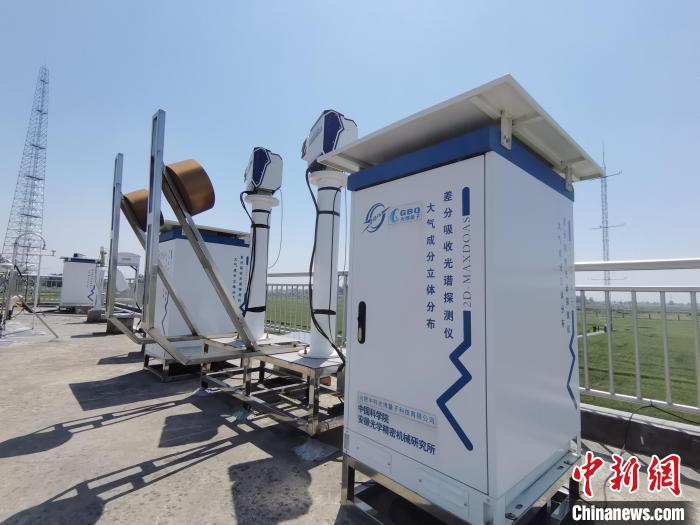 壽縣國(guó)家氣候觀象臺(tái)內(nèi)各種觀測(cè)設(shè)備?！侨?攝