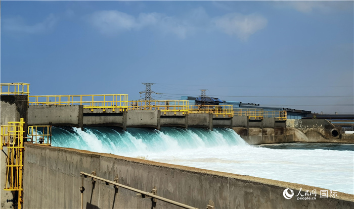 圖為取排水工程項(xiàng)目一景。人民網(wǎng)記者管克江攝