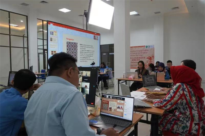 活動現(xiàn)場。供圖：印尼三一一大學(xué)孔子學(xué)院