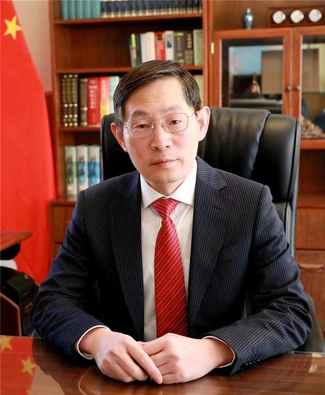 中國駐烏拉圭大使黃亞中。 中國駐烏拉圭大使館供圖