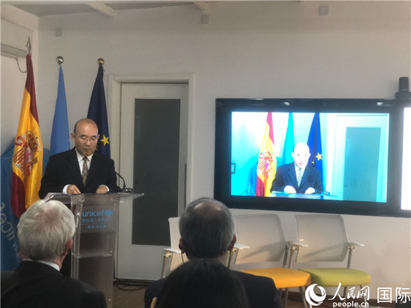 生態(tài)環(huán)境部應(yīng)對(duì)氣候變化司一級(jí)巡視員孫楨在研討會(huì)上致辭。 人民網(wǎng)記者 趙健攝