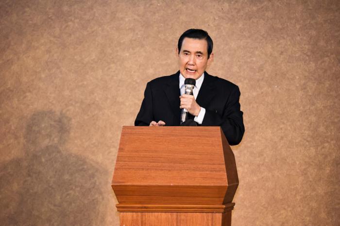  資料圖：馬英九。圖片來源：臺(tái)灣《中國(guó)時(shí)報(bào)》