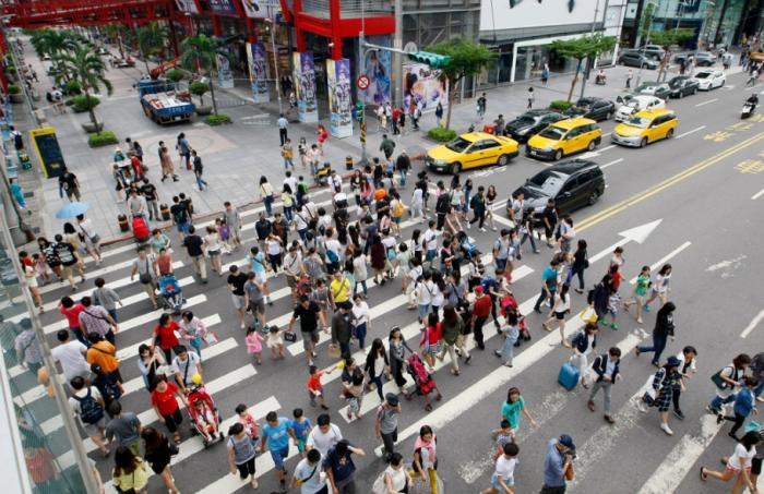 圖為信義商圈。圖片來源：臺灣“中時新聞網(wǎng)”。