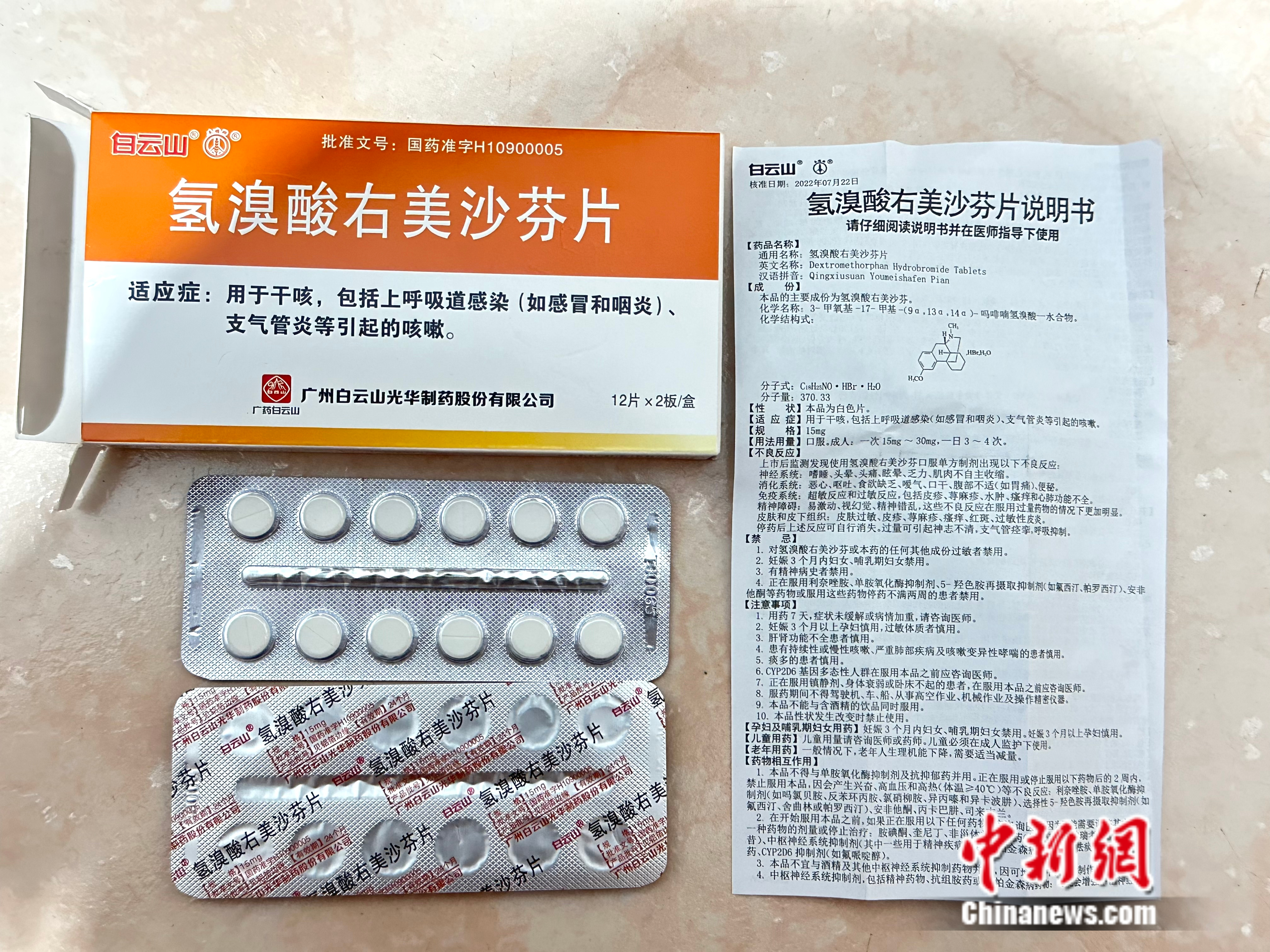 右美沙芬。受訪者供圖