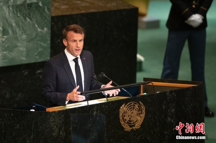 資料圖:法國(guó)總統(tǒng)馬克龍