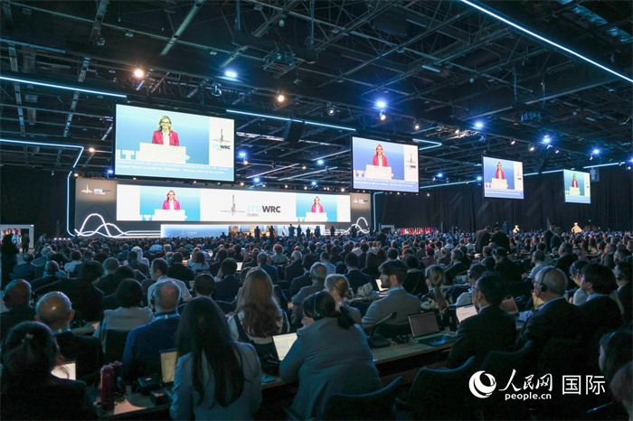 2023年世界無線電通信大會(huì)開幕式現(xiàn)場(chǎng)。人民網(wǎng)記者 任皓宇攝