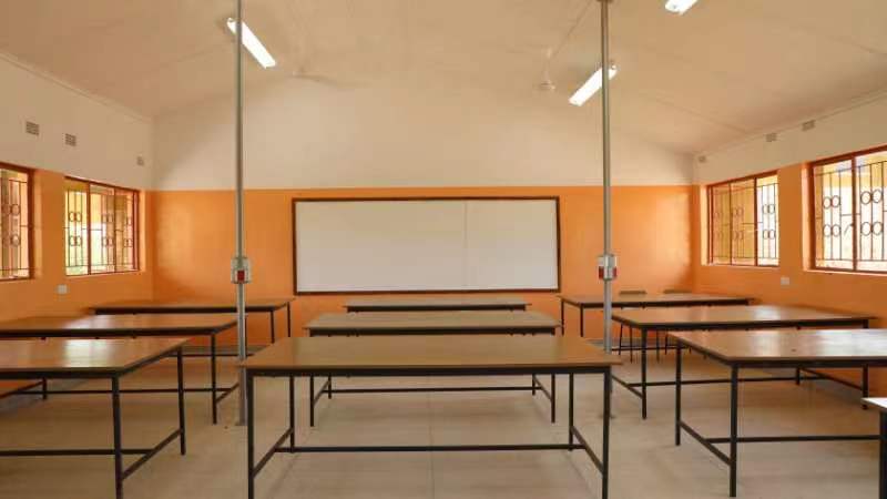 寬敞明亮的教室。主辦方供圖