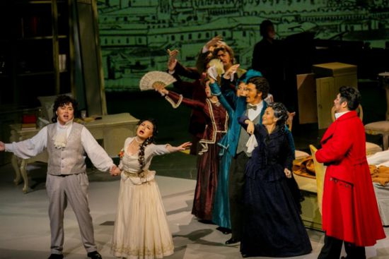 圖為《賈尼·斯基基》劇照。中國國家大劇院供圖。