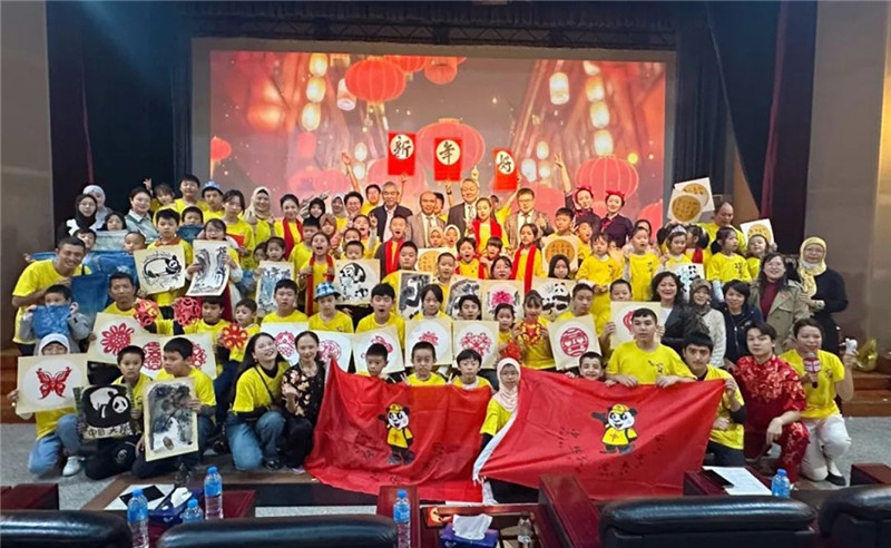 圖為2023“中華文化大樂園—埃及開羅營(yíng)”閉幕式活動(dòng)現(xiàn)場(chǎng)。主辦方供圖