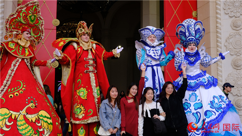 北京展覽館舉辦首屆俄羅斯“謝肉節(jié)”慶祝活動(dòng)。人民網(wǎng) 褚夢(mèng)琦攝