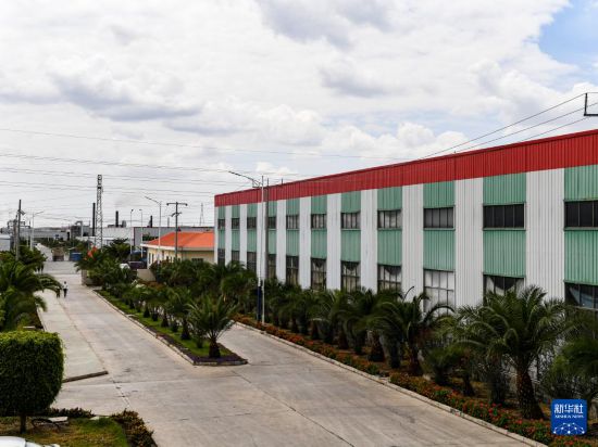 這是2024年2月16日在埃塞俄比亞杜凱姆市拍攝的東方工業(yè)園。 新華社記者 李亞輝 攝