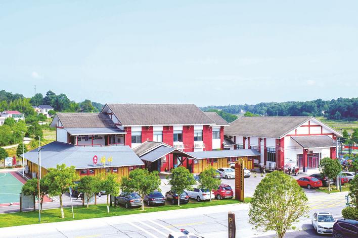 由文化站升級(jí)改造而成的“福臨驛站”，可提供度假、研學(xué)、會(huì)議、拓展、愛(ài)國(guó)主義教育等各類旅游線路，供游客自主選擇。 長(zhǎng)沙縣供圖