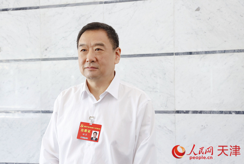 天津市第十二次黨代會代表、天津市政府副秘書長、市衛(wèi)生健康委黨委副書記、主任顧清 人民網(wǎng) 孫翼飛攝