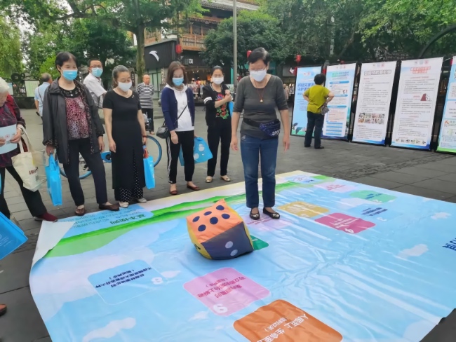 應(yīng)急科普活動(dòng)現(xiàn)場。四川省應(yīng)急管理廳供圖