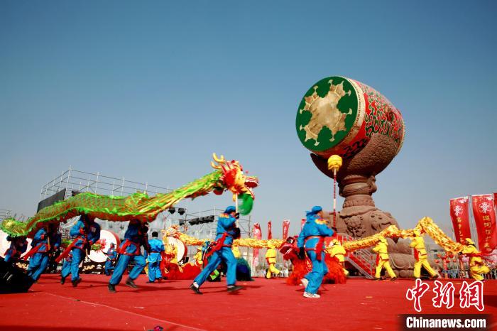 圖為青海省海東市文化藝術展示。(資料圖) 海東市文體旅游廣電局 供圖