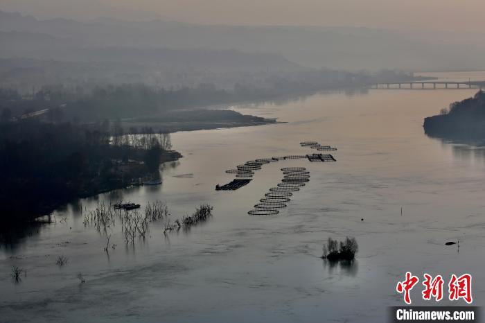 圖為冷水魚養(yǎng)殖?！±钣穹?攝