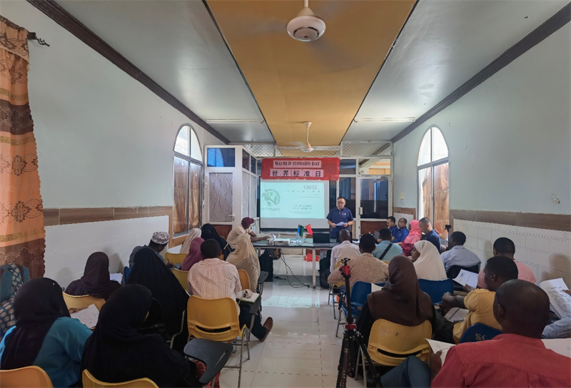 中國專家組進行標準宣貫。專家組供圖