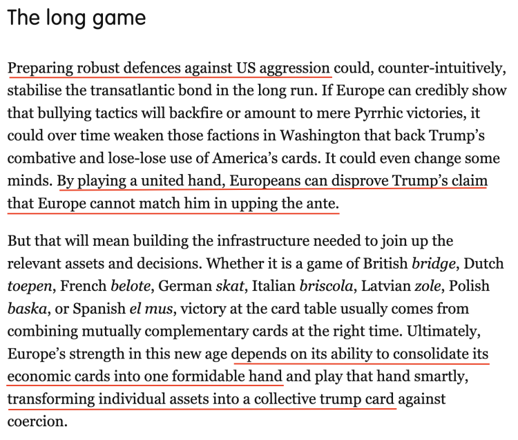 深觀察丨“只要團結(jié)，歐盟反制美國的王牌很多”