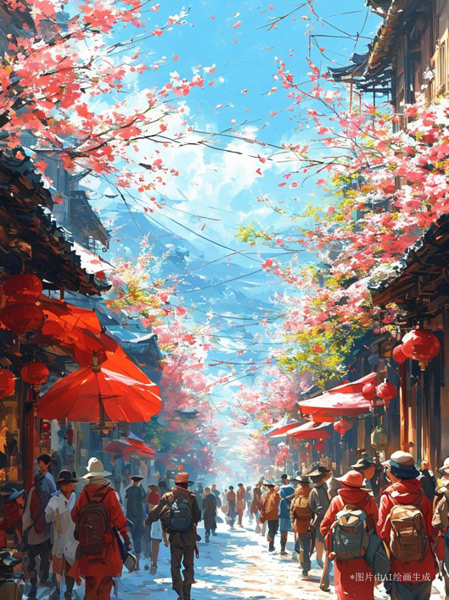 【巳巳如意萬(wàn)象新】漫評(píng)丨紅紅火火中國(guó)年，照見(jiàn)新年新圖景