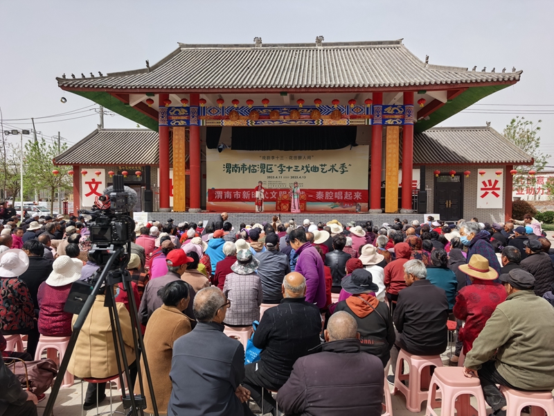 “一元劇場”下鄉(xiāng)演出現(xiàn)場（資料圖）。代九奎攝