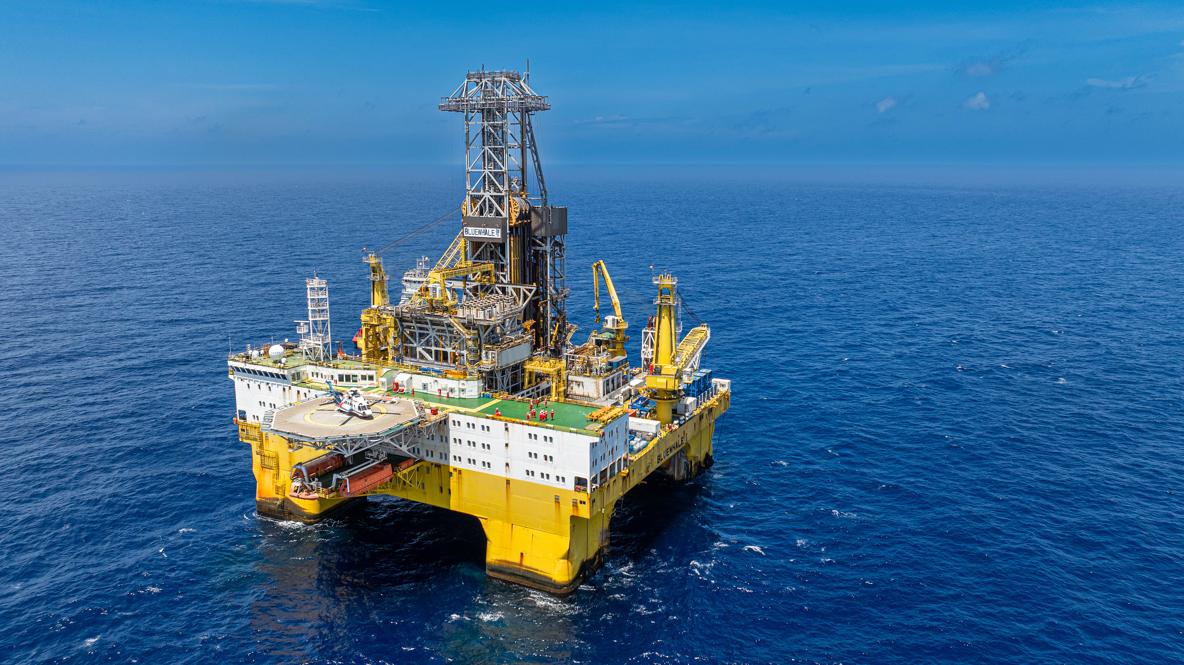 2024年8月17日，海南陵水，深海一號(hào)二期鉆井平臺(tái)。