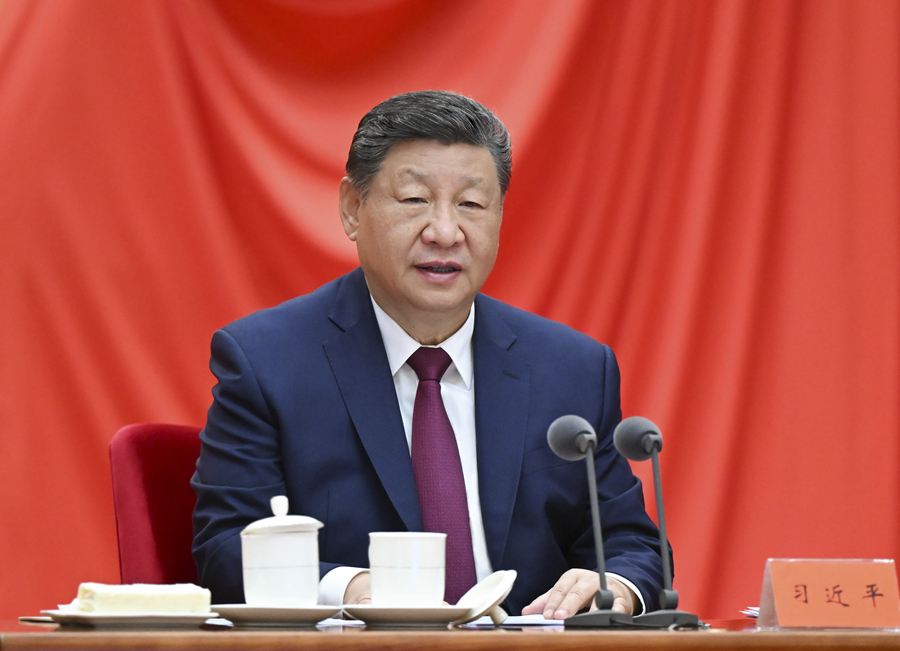 2026年1月12日，中共中央總書記、國(guó)家主席、中央軍委主席習(xí)近平在中國(guó)共產(chǎn)黨第二十屆中央紀(jì)律檢查委員會(huì)第五次全體會(huì)議上發(fā)表重要講話。新華社記者謝環(huán)馳攝