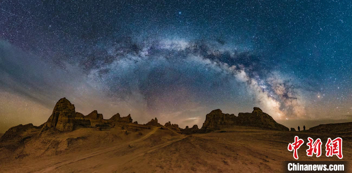 資料圖為青海省海西州冷湖俄博梁星空。 <a target='_blank' href='/'><p  align=