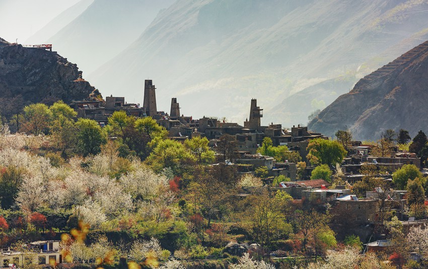 四川省阿壩州理縣桃坪村。四川省文旅廳供圖