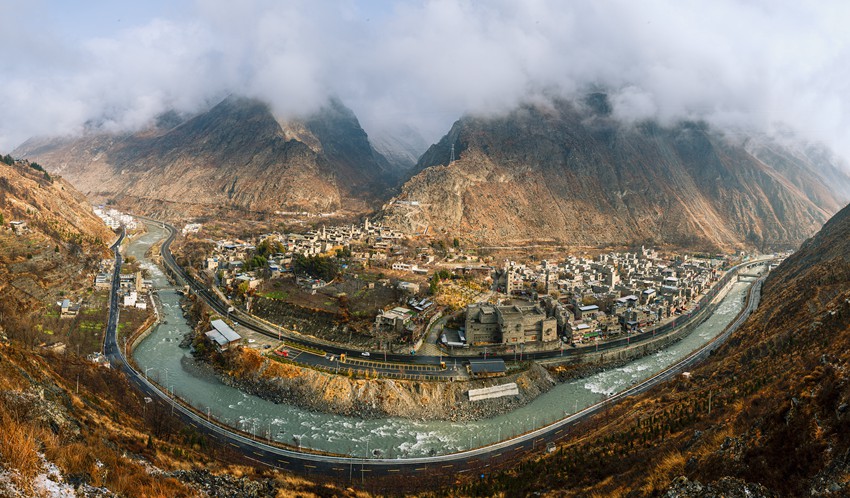 四川省阿壩州理縣桃坪村。四川省文旅廳供圖