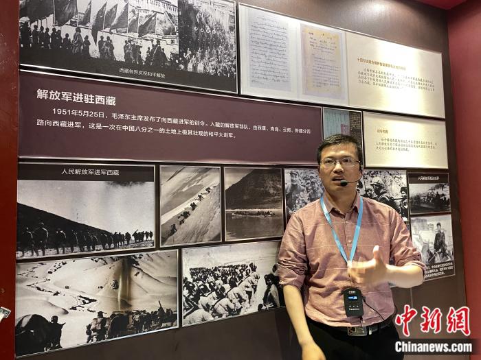 張慶沖在講解。彭寧鈴 攝