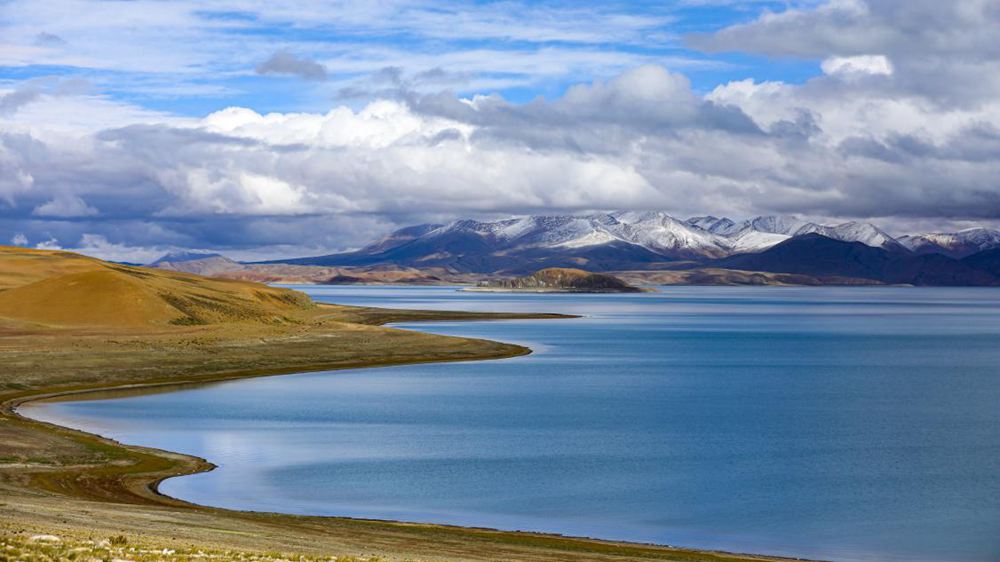 壯麗湖泊。金阿次仁攝