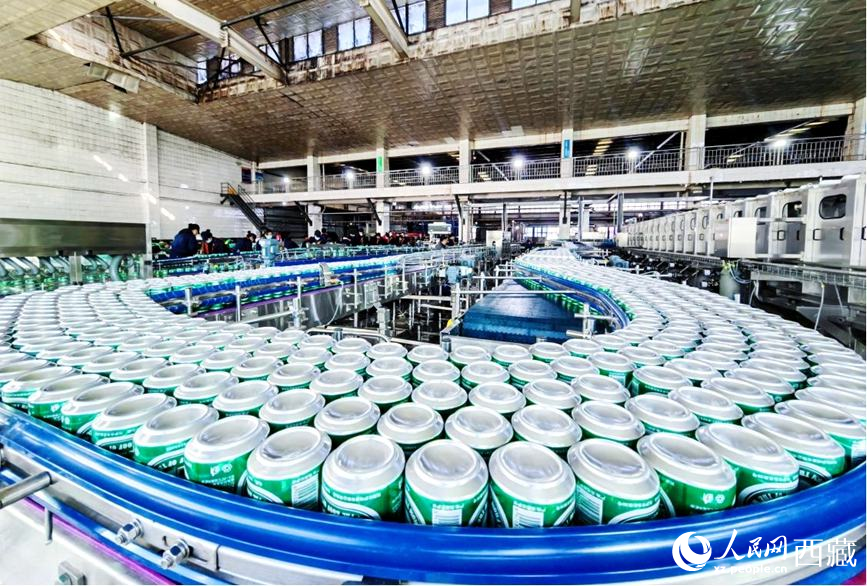 全新升級(jí)的生產(chǎn)線投入使用。人民網(wǎng) 李海霞攝