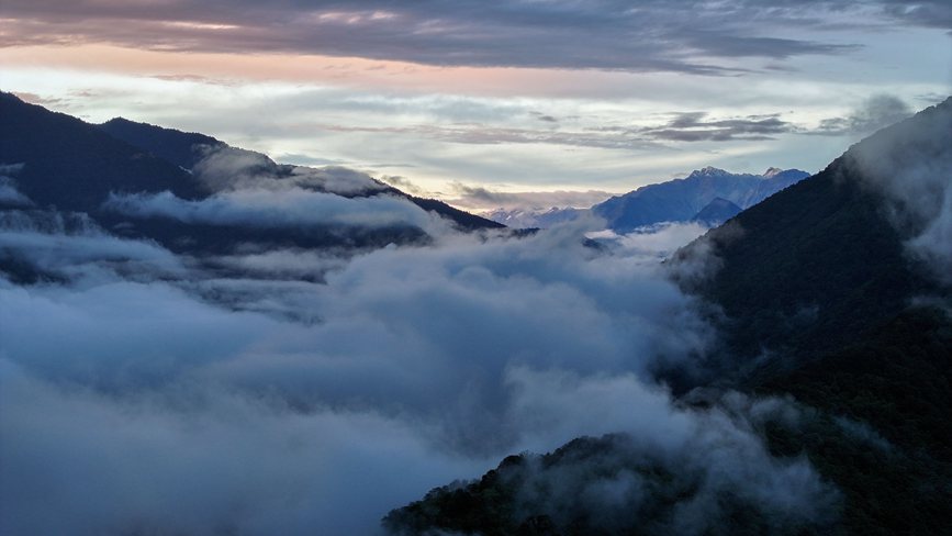秋日里的墨脫云海。張澤坤攝
