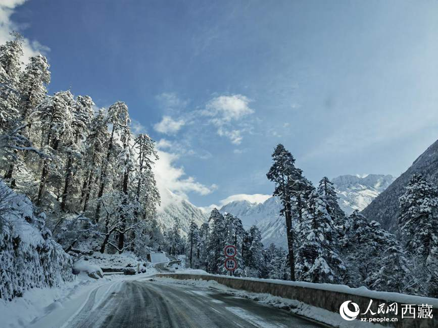 扎墨公路。人民網(wǎng) 李海霞攝