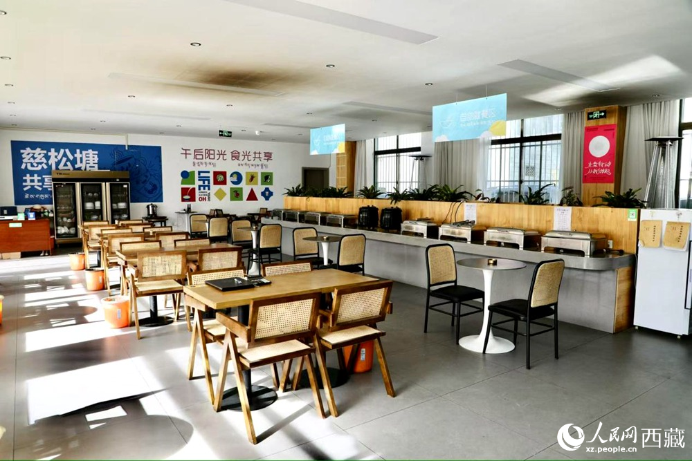 慈松堂社區(qū)共享食堂。人民網(wǎng)記者 次仁羅布攝
