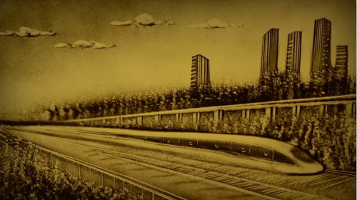 【沙畫】改革開放，讓夢想觸手可及