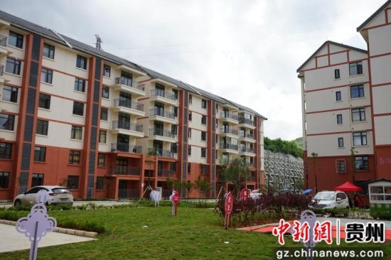 清鎮(zhèn)市2018年易地扶貧搬遷安置點(diǎn)一角。